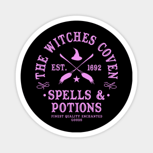 Wiccan Occult Witchcraft Witches Coven Spells & Potions Magnet